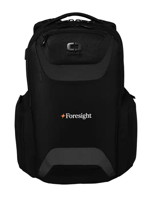 OGIO Black Charcoal Connected Pack w/Foresight Logo