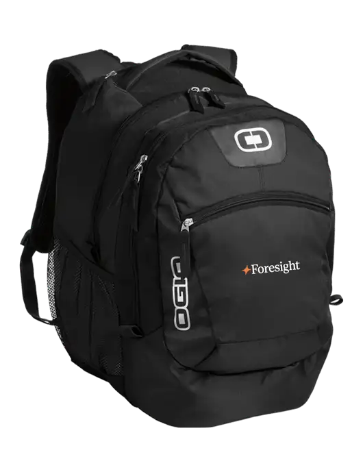 OGIO Black Rogue Pack
 w/Foresight Logo