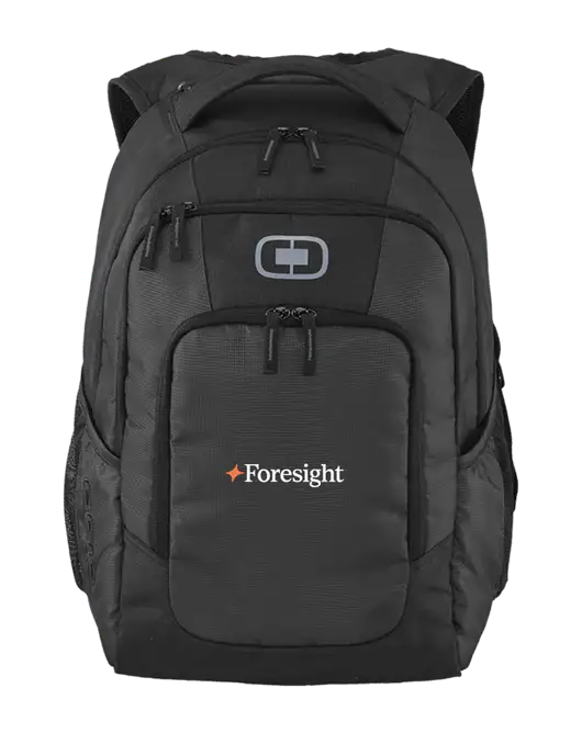 OGIO Diesel Grey Logan Laptop Backpack
 w/Foresight Logo