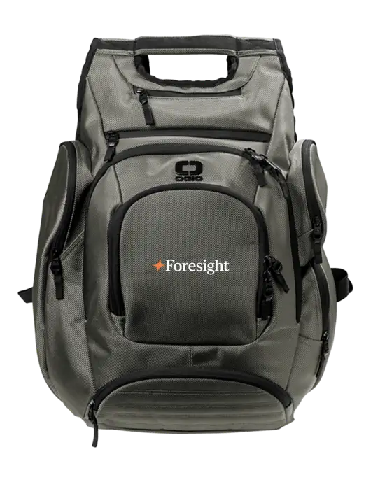 OGIO Medium Grey Metro Ballistic Laptop Backpack w/Foresight Logo