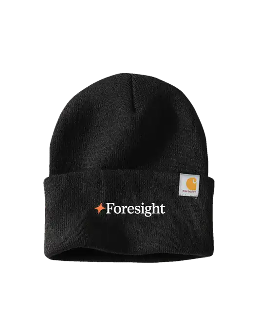 Carhartt Black Watch Cap 2.0 w/Foresight Logo