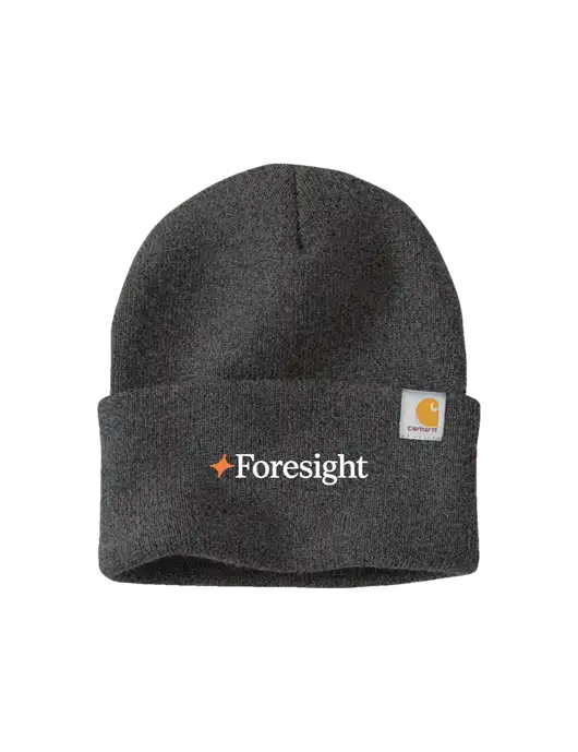 Carhartt Dark Grey Watch Cap 2.0 w/Foresight Logo