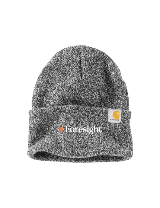 Carhartt Medium Grey Heather Watch Cap 2.0 w/Foresight Logo
